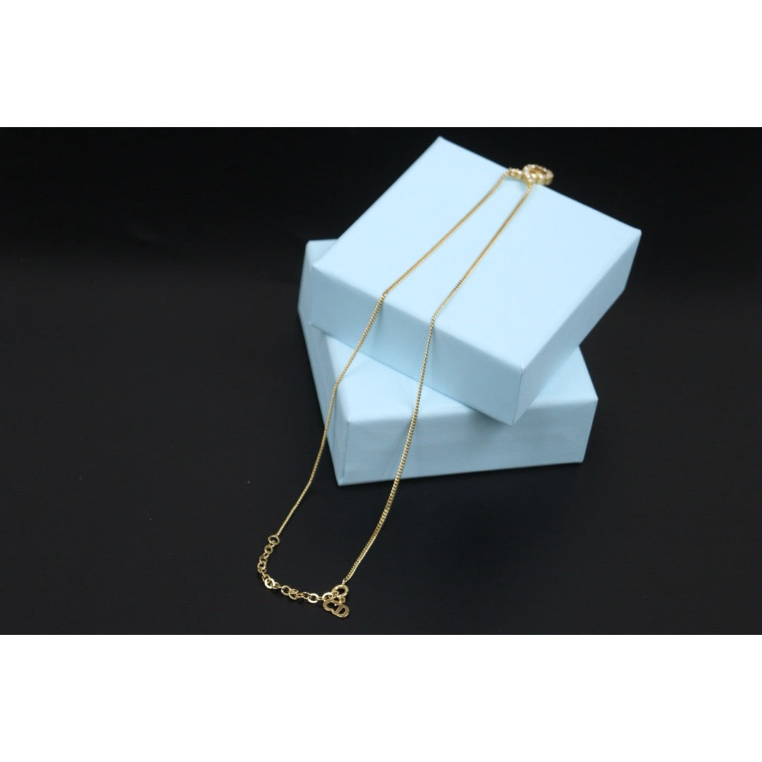 Very Good ( Rank A) ｜ Dior CD Rhinestone Necklace ｜V25110616