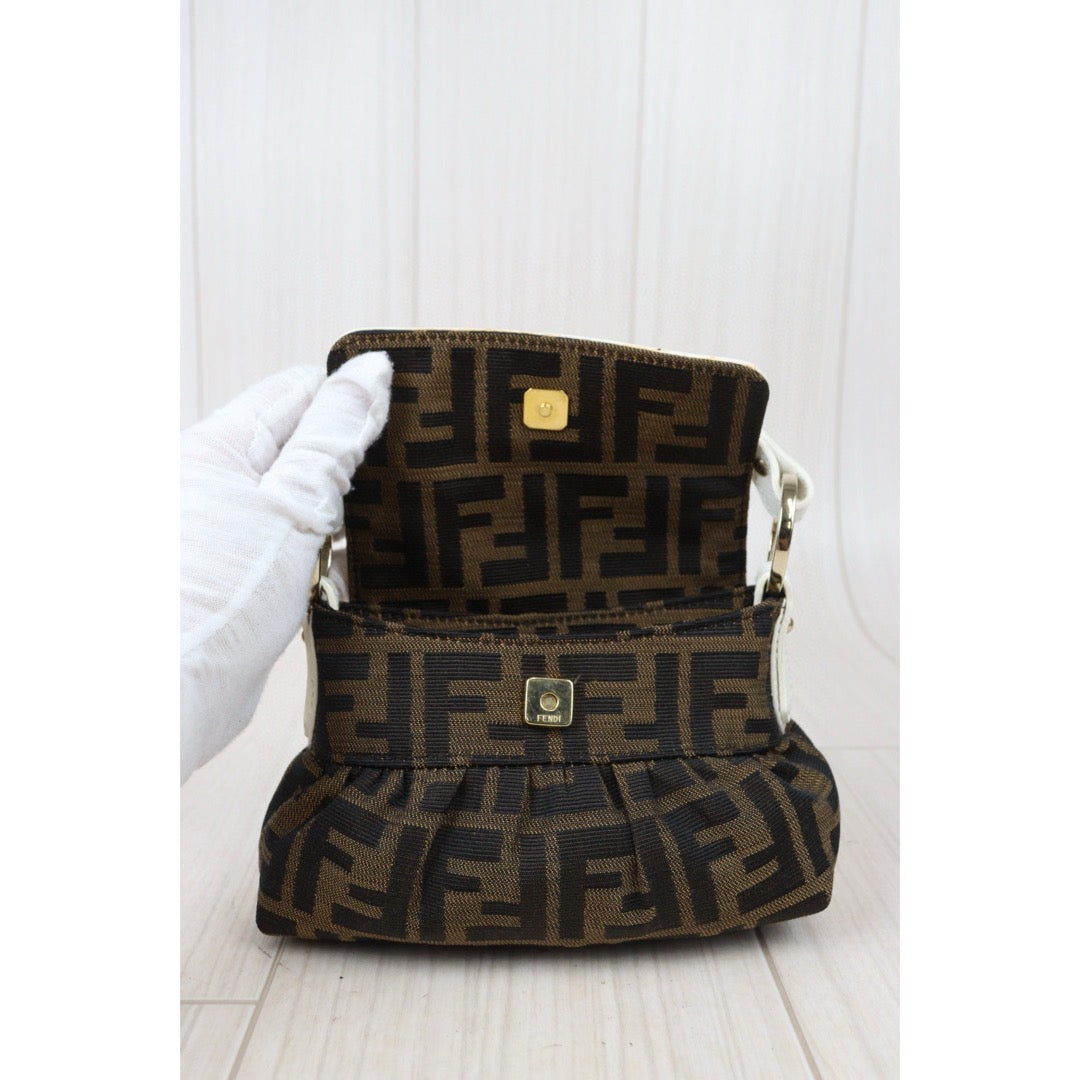 Very Good ( Rank A)｜ FENDI Mini Zucca Mamma Hand Bag ｜24080502