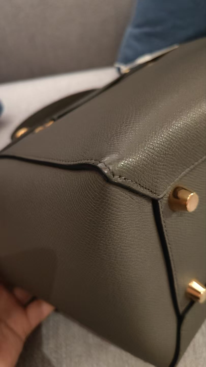 Very Good ( Rank A)｜CELINE Leather Calf Belt Micro Handbag Shoulder Bag