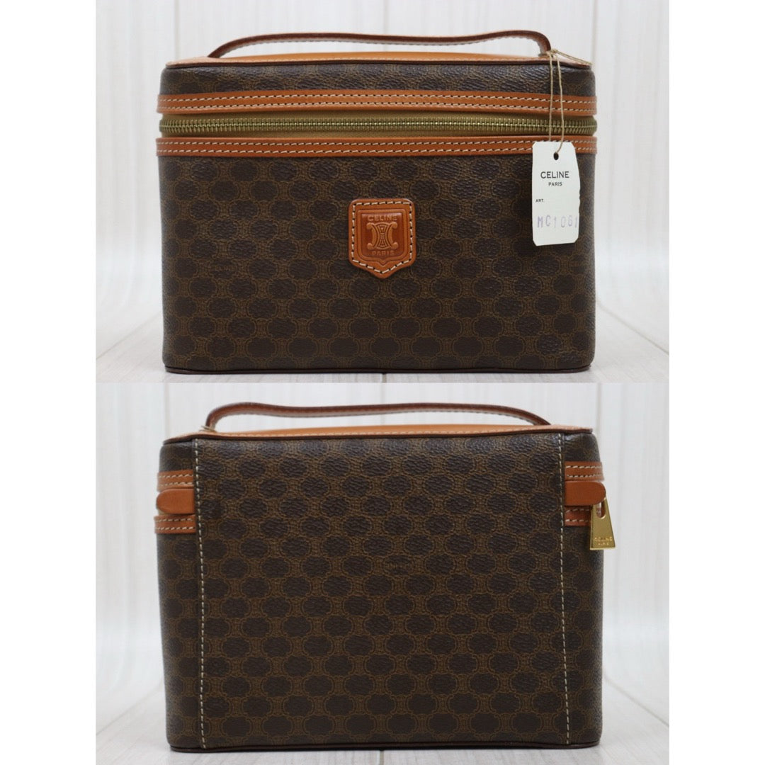 Very Good ( Rank A)｜ CELINE Macadam Vanity Handbag ｜P25071801