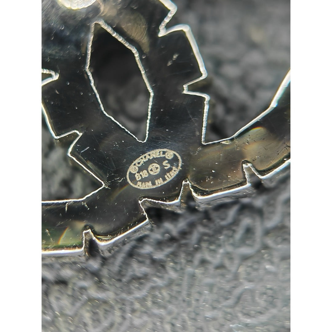 Include Authentic Detective Certificate of Authenticity｜Very Good ( Rank A) ｜CHANEL B18S COCO Mark Rhinestone Earrings Made In 2018 Year｜S26080111