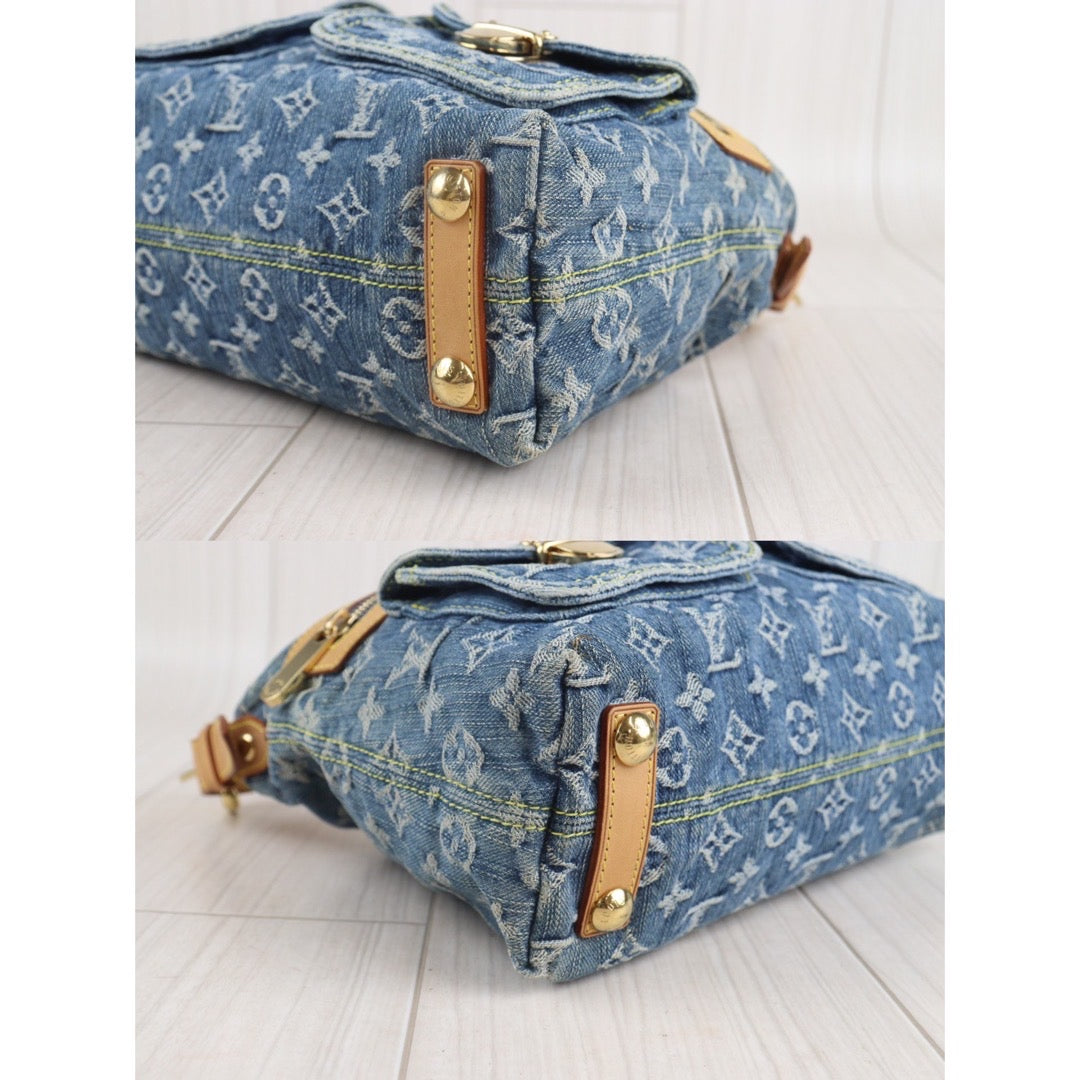 Rank AB ｜ LV Monogram Denim Buggy PM Shoulder Bag  ｜23090101