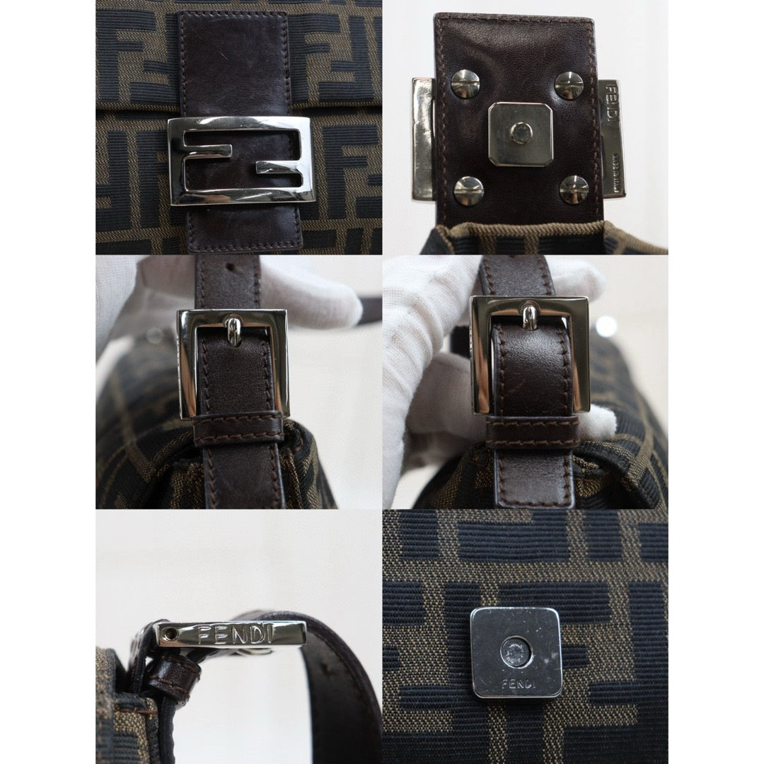 Good ( Rank AB)｜ FENDI Zucca Mamma Baguette Shoulder Bag ｜25041413