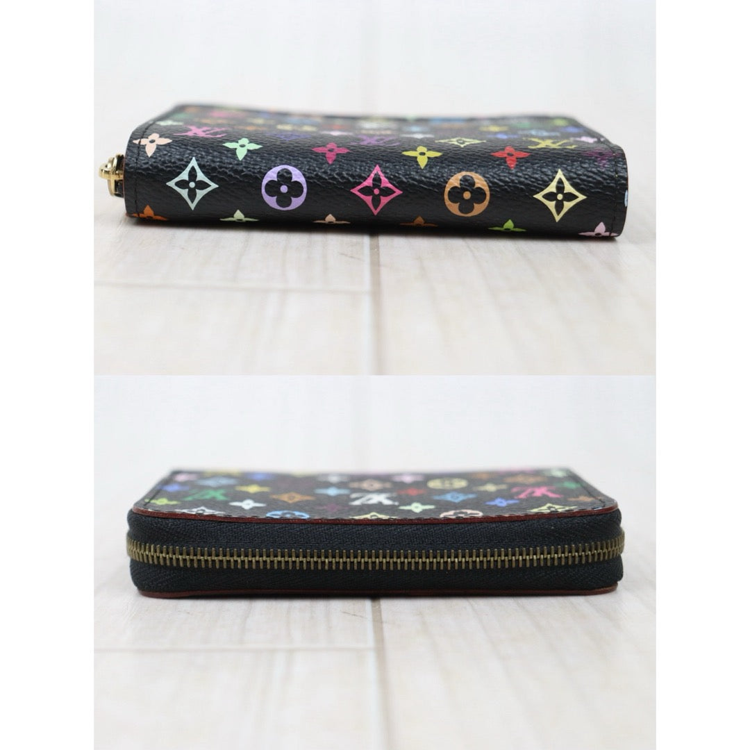 Very Good ( Rank A)｜ LV Monogram Multicolor Wallet Black ｜24122624