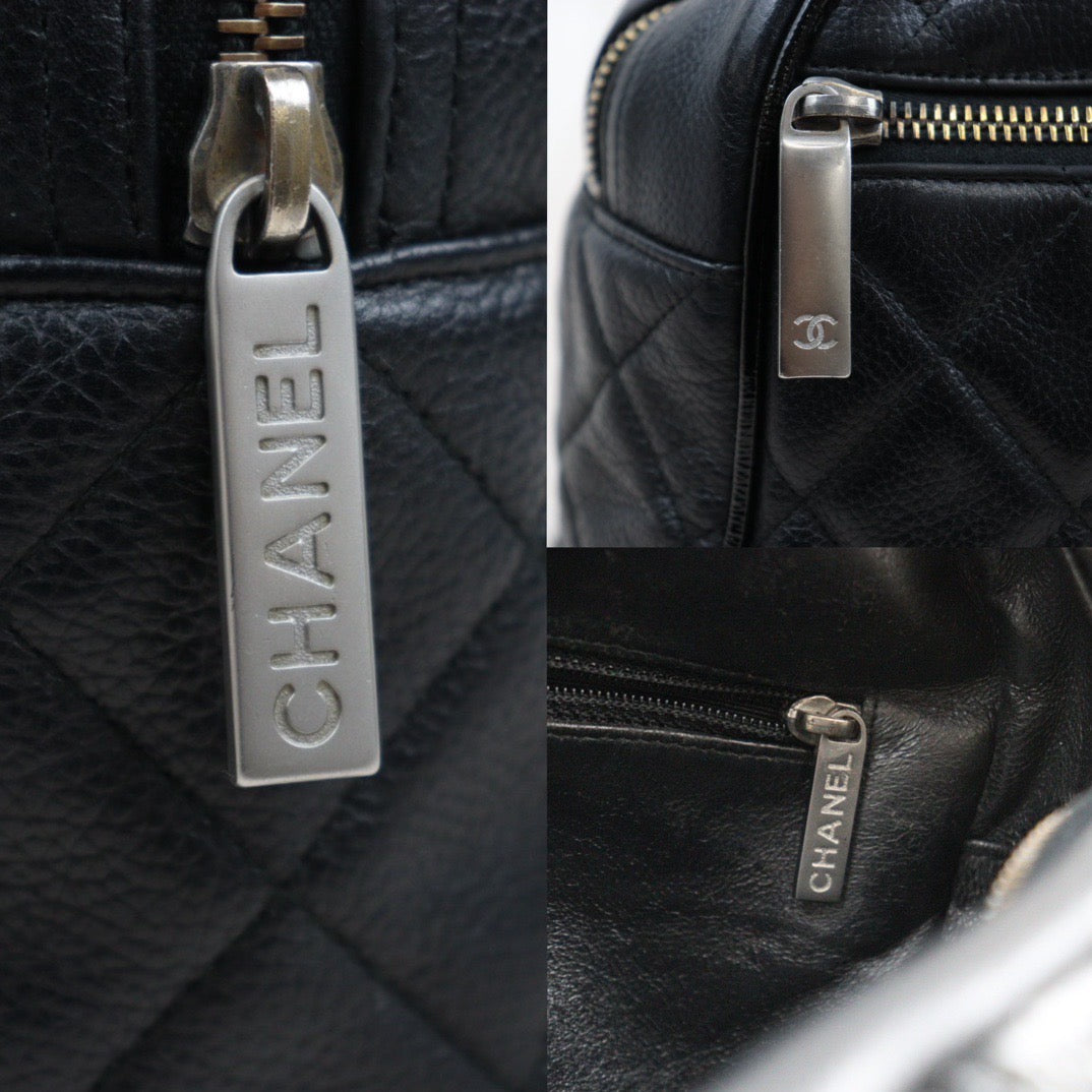 Rank AB｜ CHANEL Calf Skin Bowling Bag Hand Bag Made In 2000～2002Year｜24040802