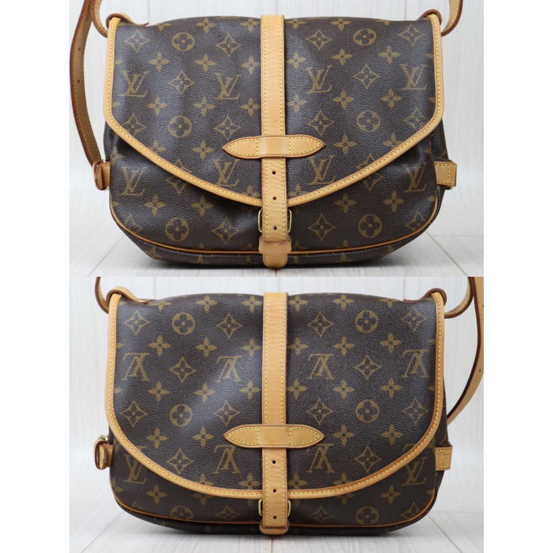 Rank AB ｜ LV Monogram Saumur 30 Shoulder Bag｜24070806