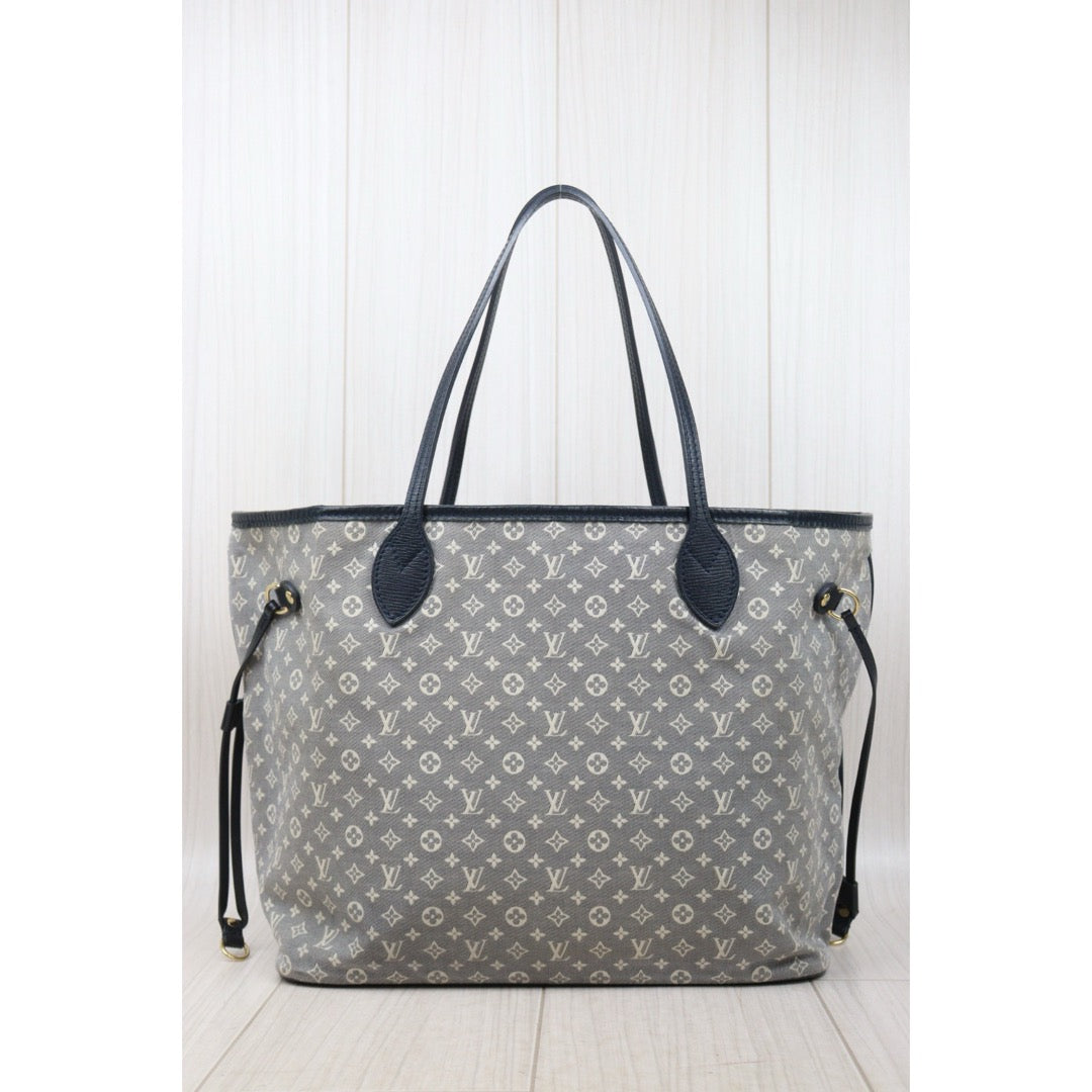 Good ( Rank AB)｜ LV Monogram Denim Neverfull MM Blue｜H25052510