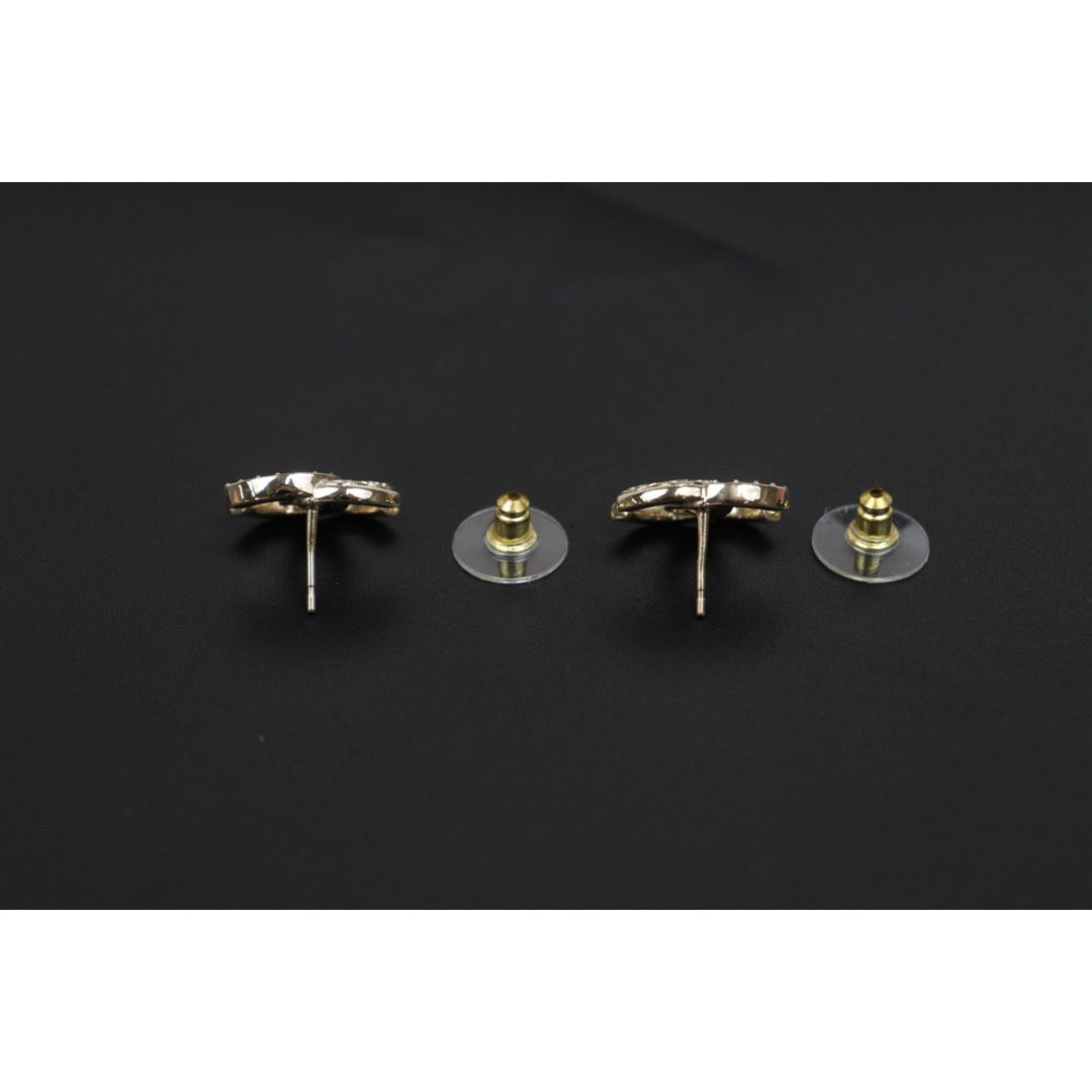 Include Authentic Detective Certificate of Authenticity｜Very Good ( Rank A) ｜CHANEL B25K COCO Mark  Rhinestone Earrings Made In 2025 Year｜26042704
