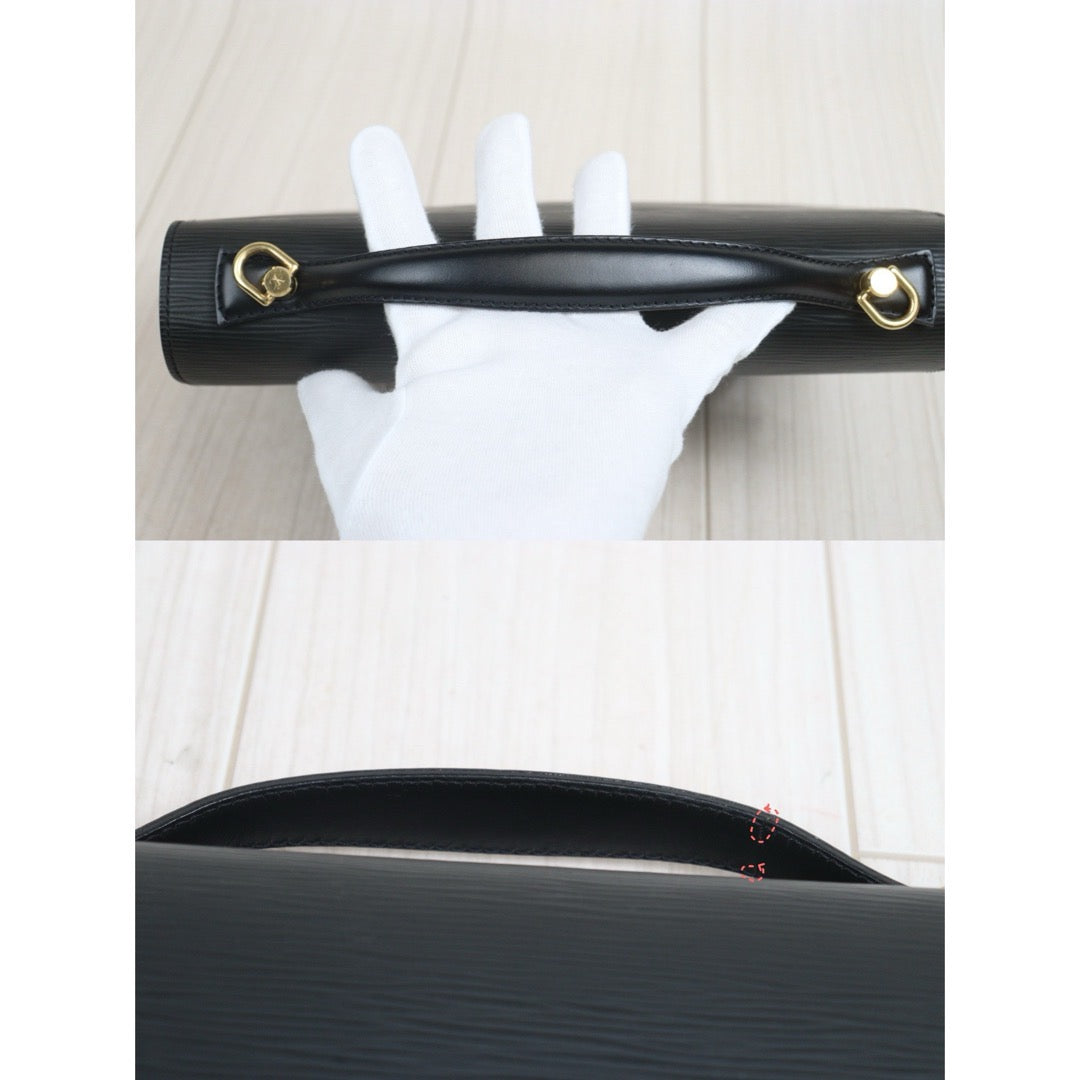 Include Entrupy Certificate of Authenticity｜Very Good ( Rank A)｜ Louis Vuitton Epi Capucines Monceau Handbag Shoulder Bag Black｜26072204