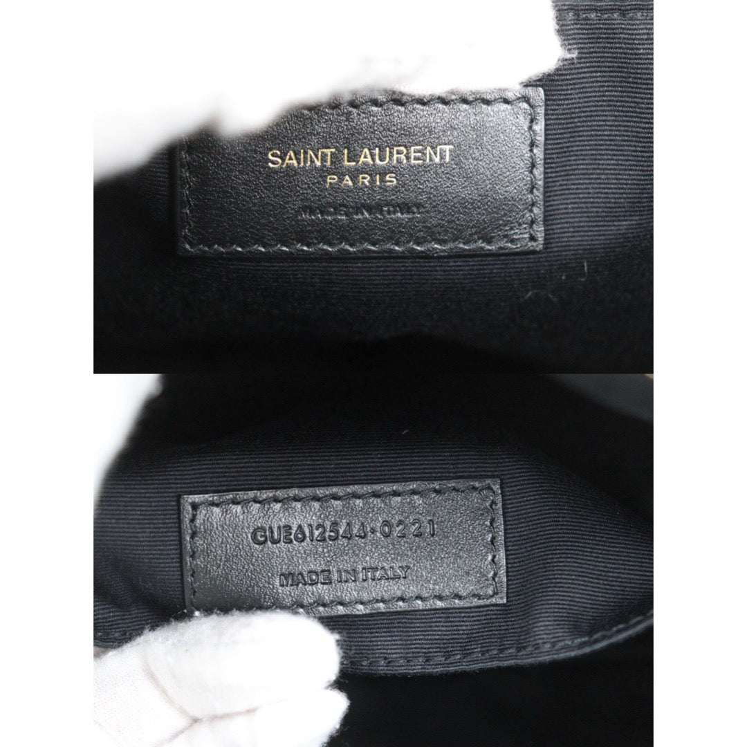 Very Good ( Rank A)｜  Saint Laurent YSL Skin Calf Leather Camera Shoulder Bag Beige｜P25101303