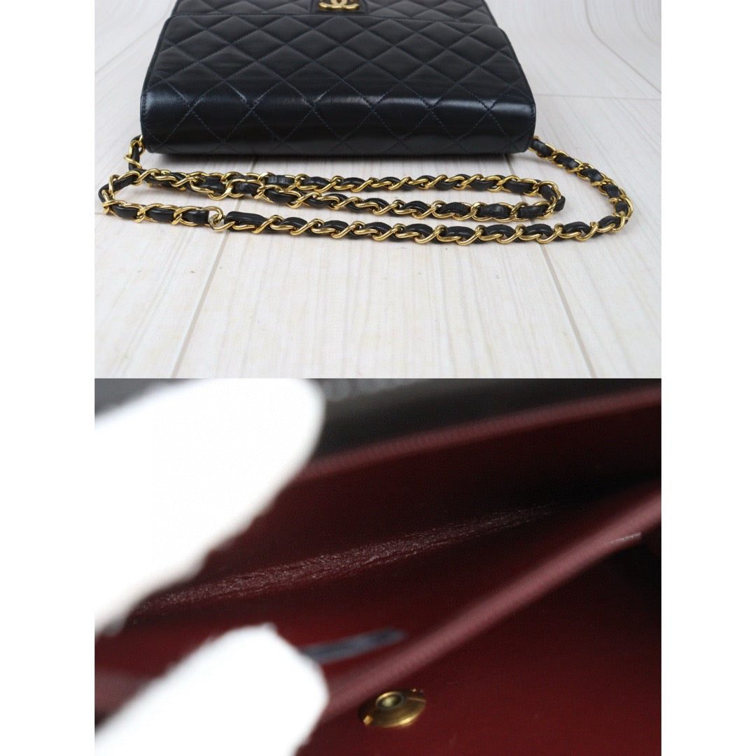 Very Good ( Rank A)｜ CHANEL  Lamb Skin Chain CF 22 Shoulder Bag Made in 1997-1999Year ｜24071902