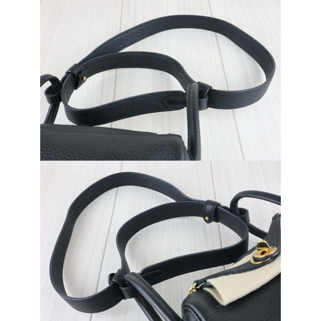 Very Good ( Rank A)｜ Hermes Mini Lindy TC Leather Golden Hardware Shoulder Bag Z stamp Made In 2021Year  ｜W25110602