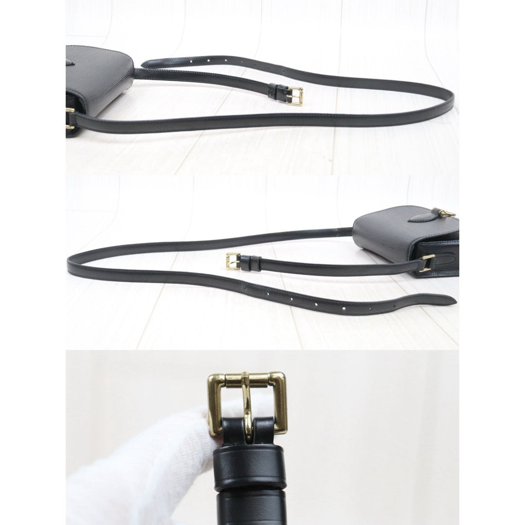 Good ( Rank AB)｜LV Epi Saint-Cloud PM Shoulder Bag Black｜25103005
