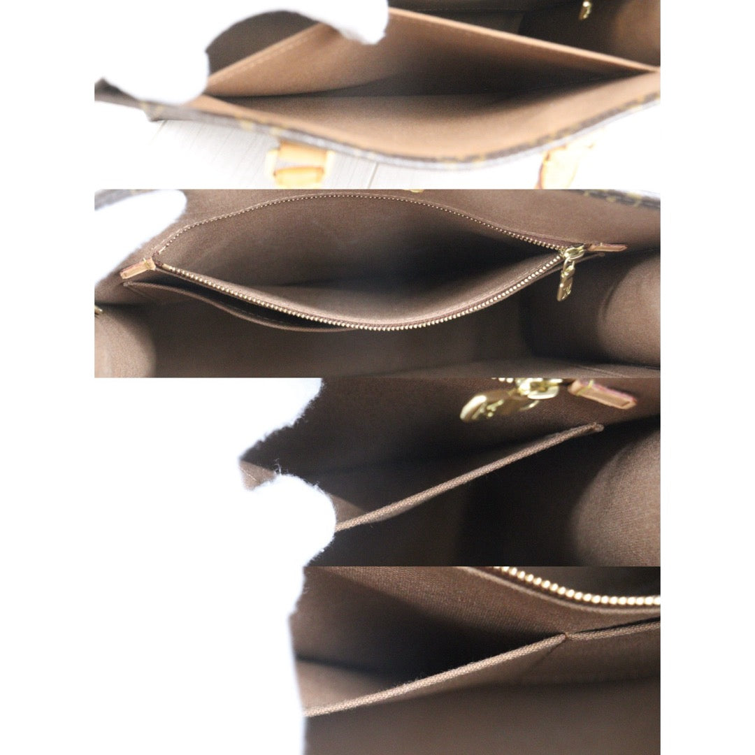 Include Entrupy Certificate of Authenticity｜Good ( Rank AB) ｜ Louis Vuitton  Monogram Sac Plat Tote HandBag Shoulder Bag PM｜26011501
