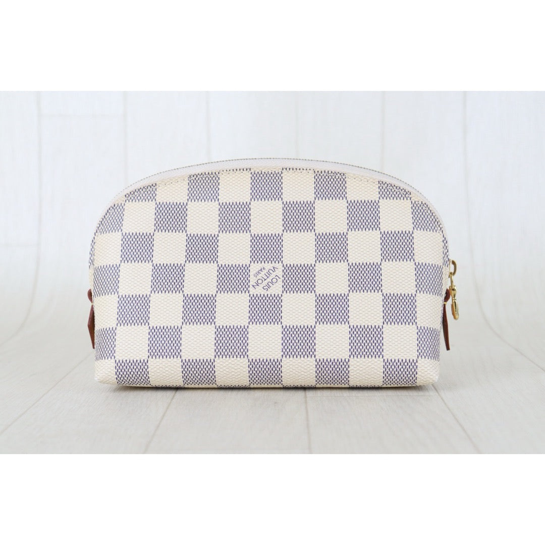 Include Entrupy Certificate of Authenticity｜Very Good ( Rank A)｜Louis Vuitton Azul Toilret Pouch ｜S26083018