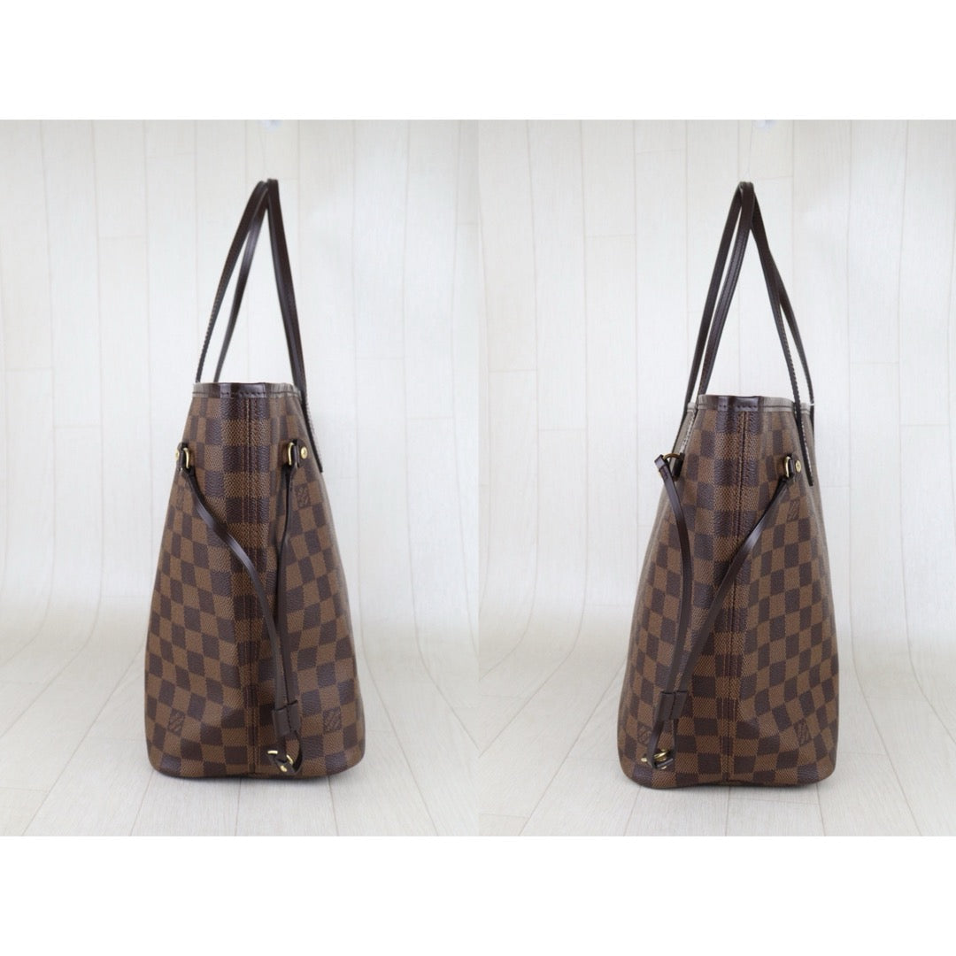 Include Entrupy Certificate of Authenticity｜Good ( Rank AB)｜ Louis Vuitton Damier Neverfull MM With Pouch｜S26010401
