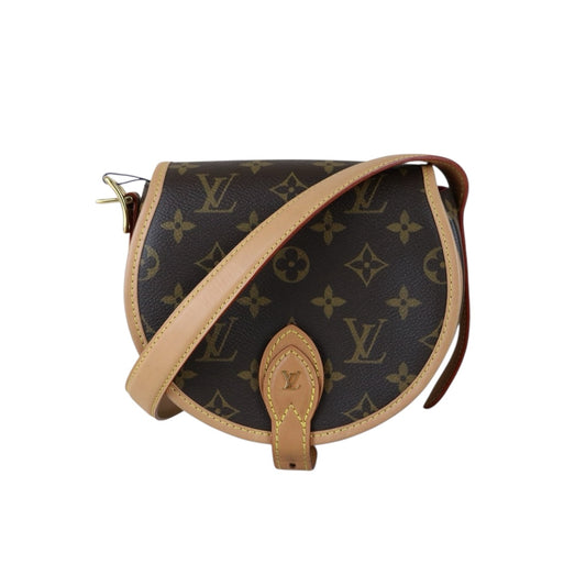 Include Entrupy Certificate of Authenticity｜Very Good ( Rank A)｜ Louis Vuitton Monogram Tamburan Shoulder Bag Current Model｜S26040803