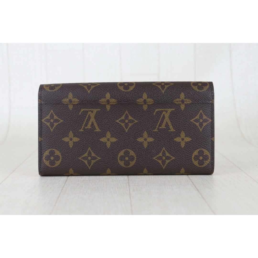 Include Entrupy Certificate of Authenticity｜Very Good ( Rank A)｜ Louis Vuitton Monogram Emilie Long Wallet ｜S26072513