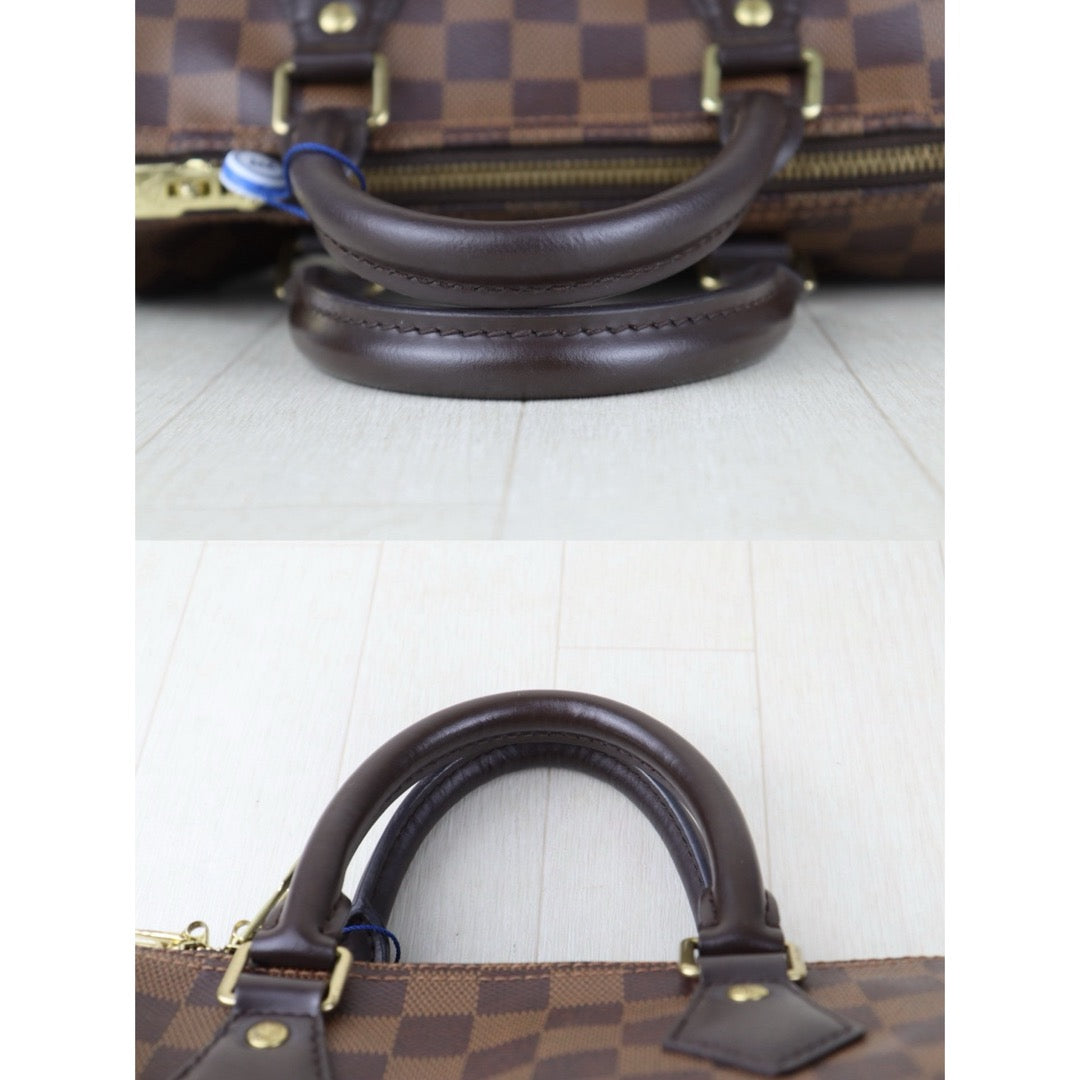 Include Entrupy Certificate of Authenticity｜Good ( Rank AB)｜ Louis Vuitton Damier Speedy 25 Hand Bag With Shoulder Strap｜S26072541