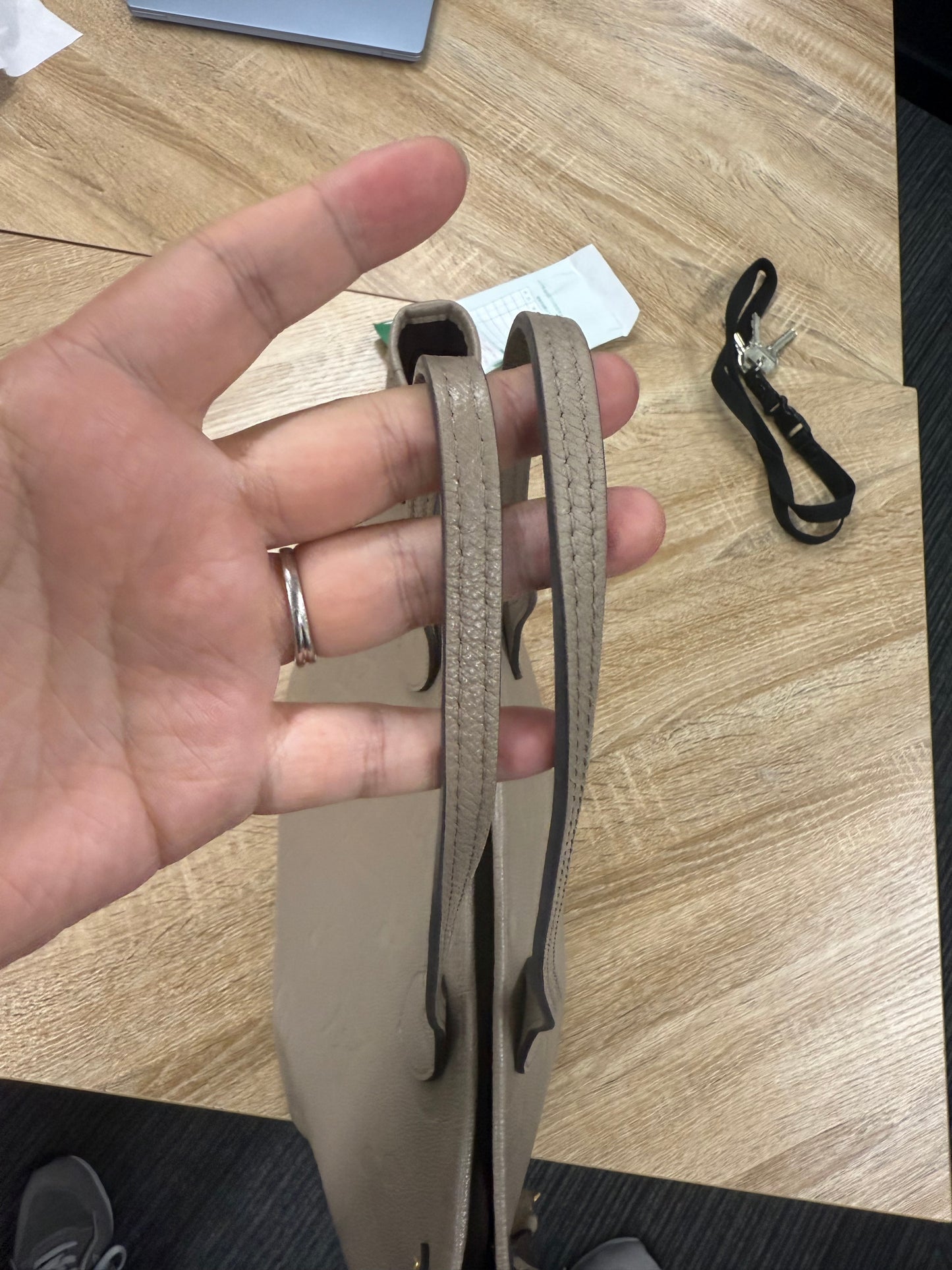 LV Full leather Neverful MM Shoulder Bag IC chips