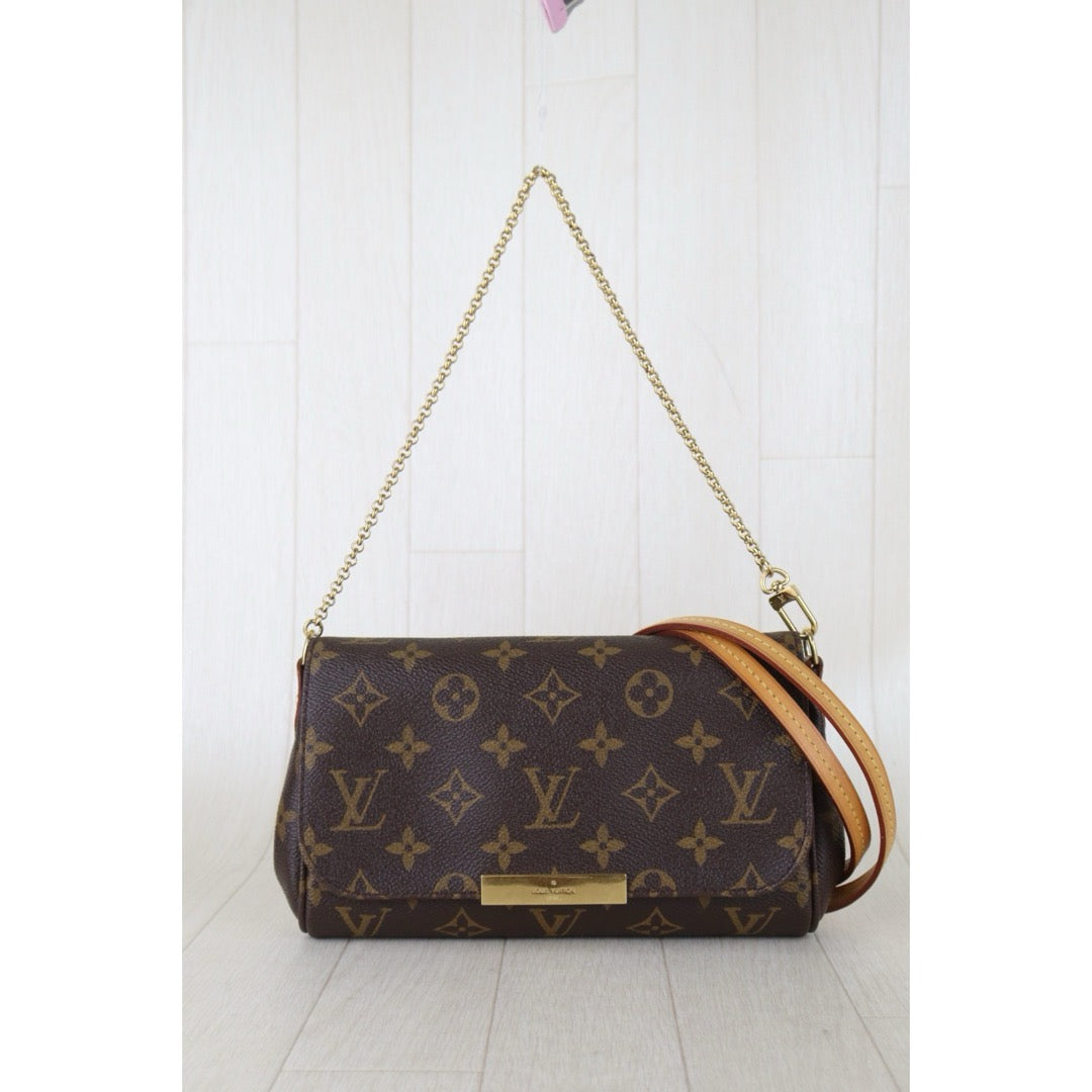 Include Entrupy Certificate of Authenticity｜Good ( Rank AB)｜Louis Vuitton Monogram Favorite PM ShoulderBag ｜S26072516
