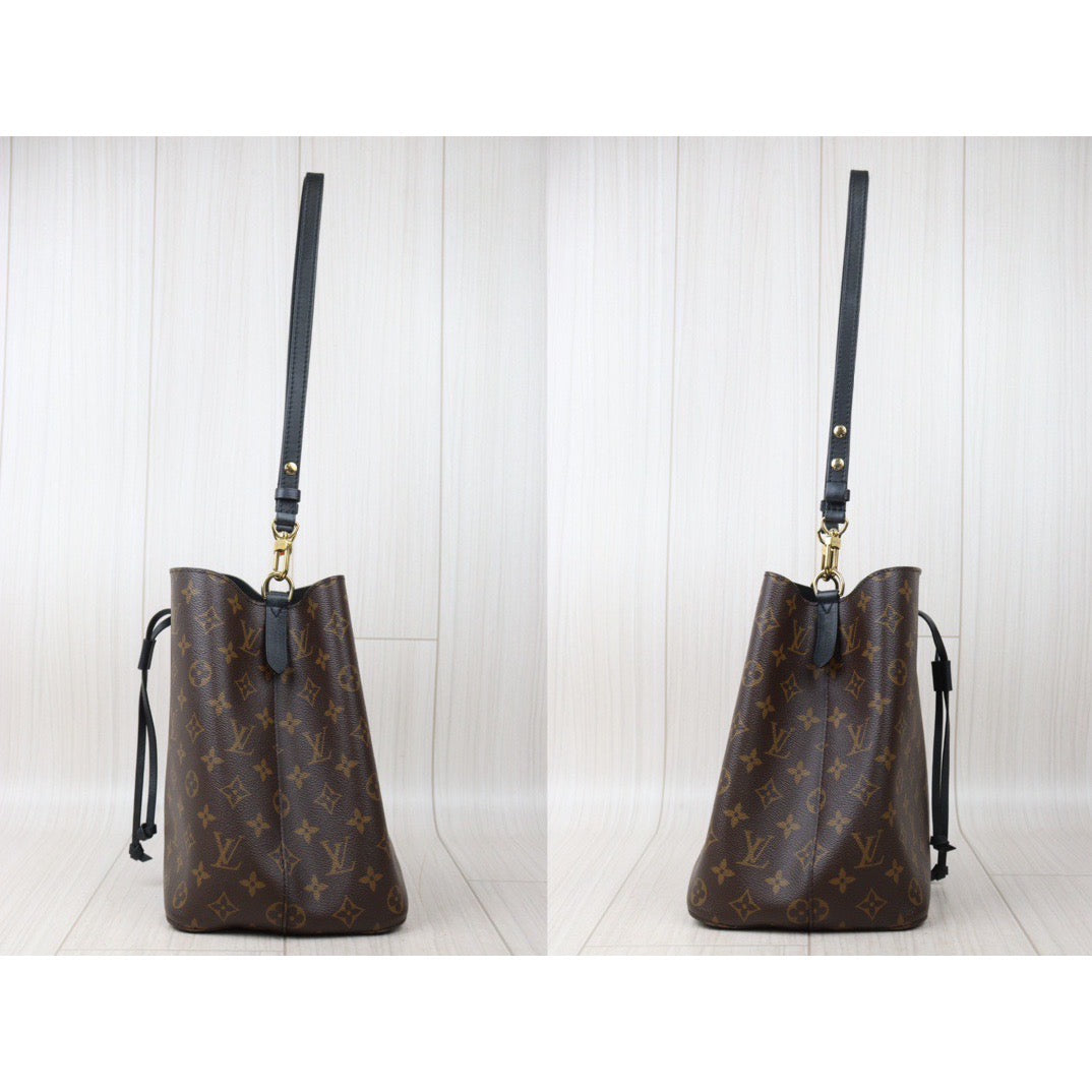 Rank A ｜ LV Monogram Shoulder Bag Black｜24062012