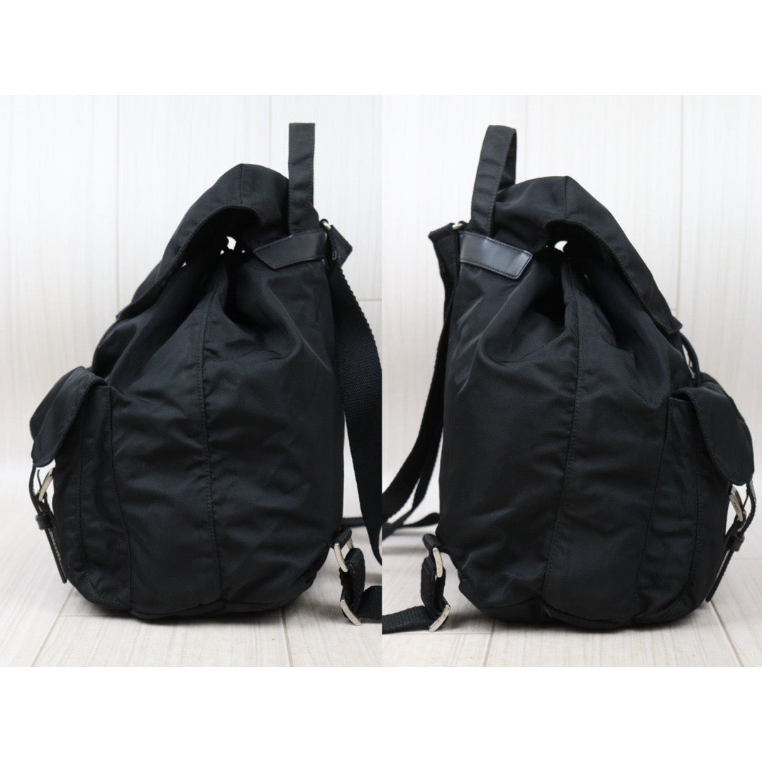 Fair ( Rank B )｜Prada Nylon Backpack Medium Black｜24061122