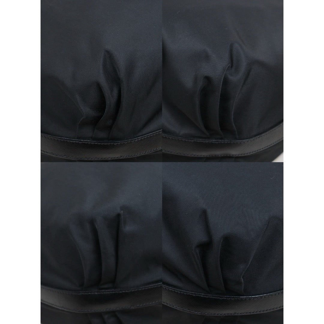 Include Entrupy Certificate of Authenticity｜Very Good ( Rank A)｜Prada  Nylon Black Large Hobo   ｜26070901
