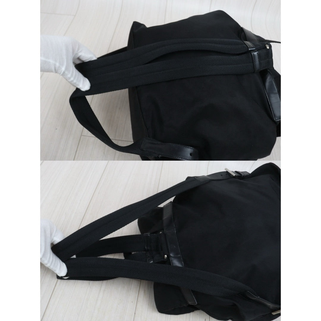 Good ( Rank AB)｜Prada Nylon Backpack Medium Black｜25101502