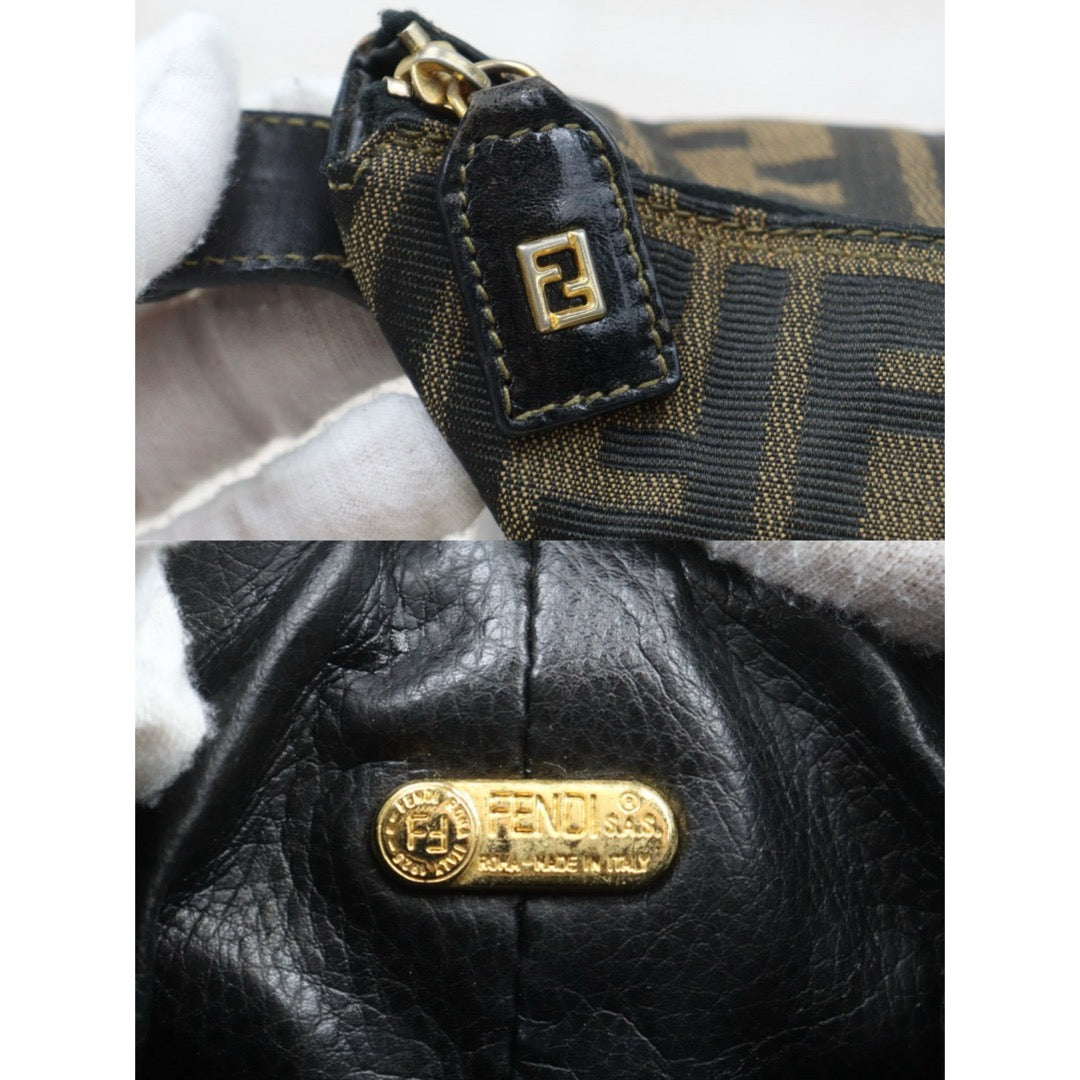 Very Good ( Rank A) ｜ FENDI PM Zucca Handbag ｜24091913