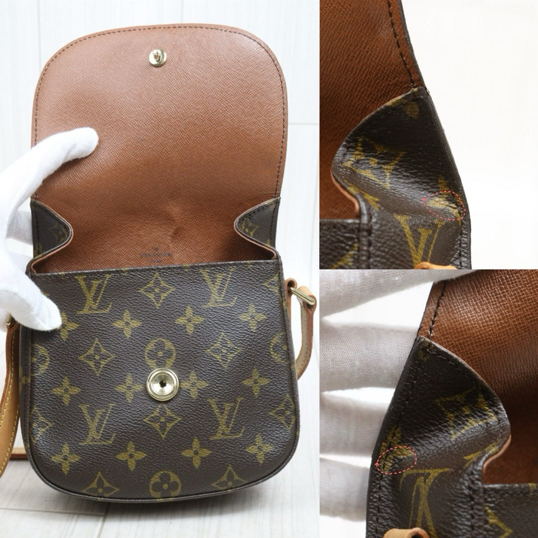 Include Entrupy Certificate of Authenticity｜Good ( Rank AB)｜ Louis Vuitton Monogram Saint Cloud PM Shoulder Bag ｜26031907