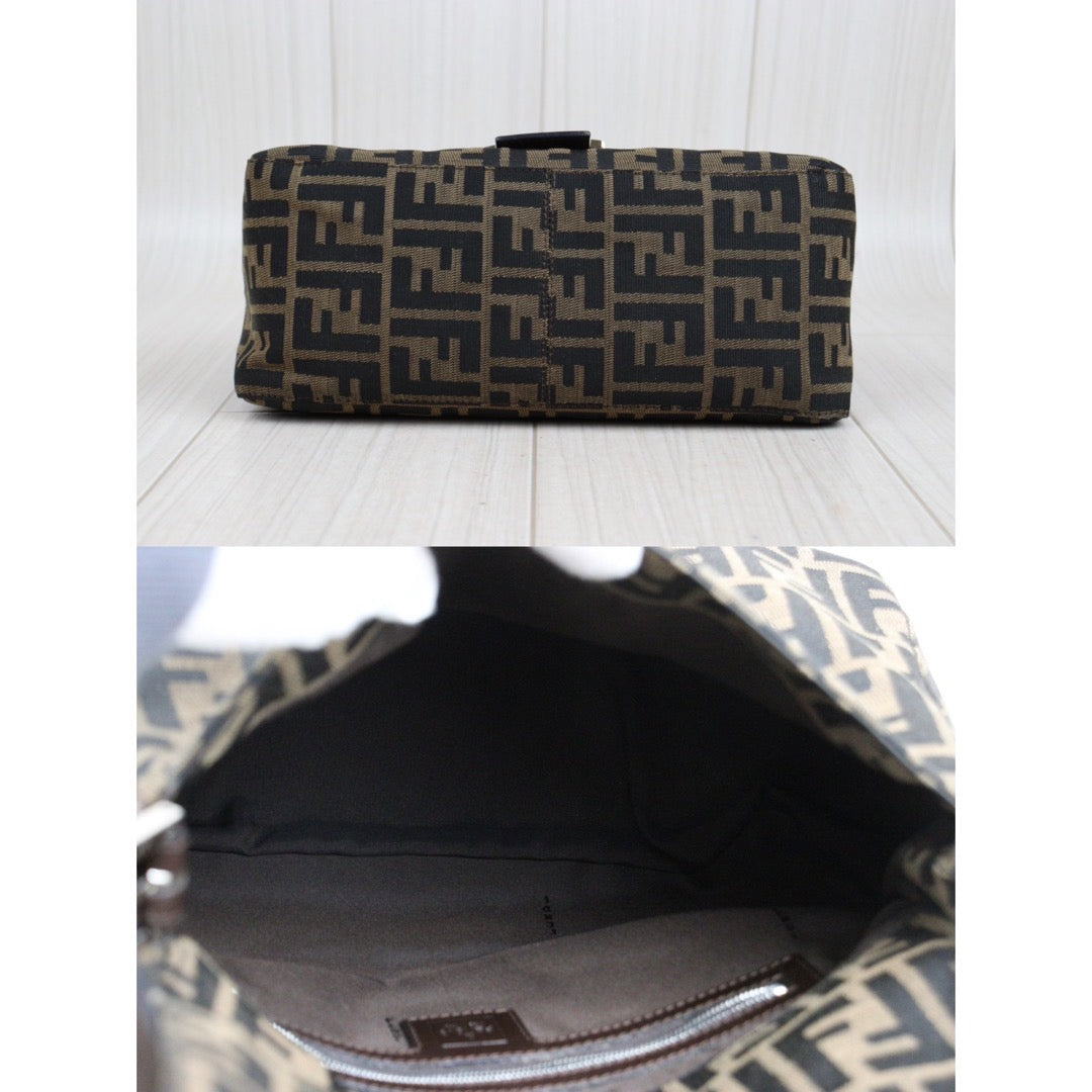 Rank AB｜ FENDI Zucca Mamma Baguette Shoulder Bag ｜23113002