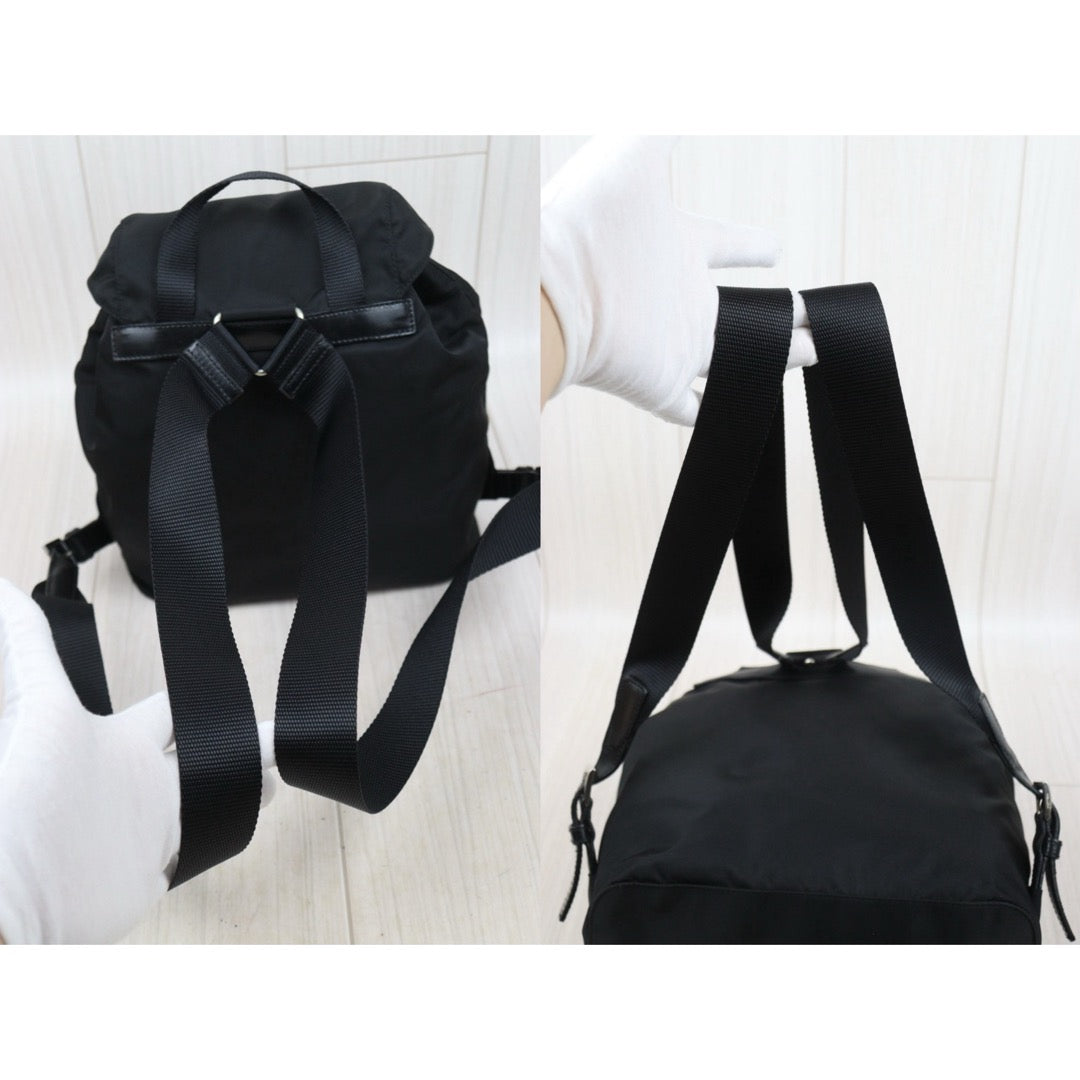 Good ( Rank AB)｜Prada Nylon Backpack Small  Black｜25072303