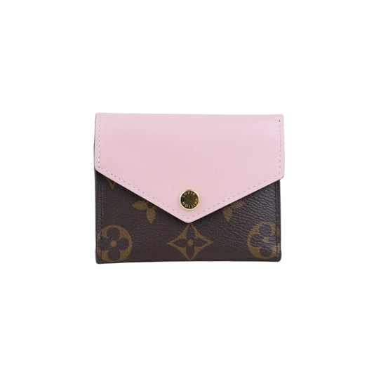 Very Good ( Rank A)｜  LV  Monogram Zoe Wallet Pink  IC Chips Model｜Counter Price ￥79,200JPY｜H25022604
