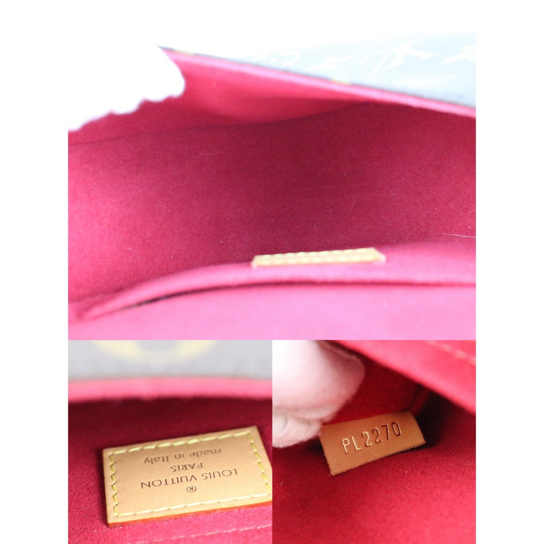 Include Entrupy Certificate of Authenticity｜Very Good ( Rank A)｜ Louis Vuitton Monogram Tamburan Shoulder Bag Current Model｜S26040803