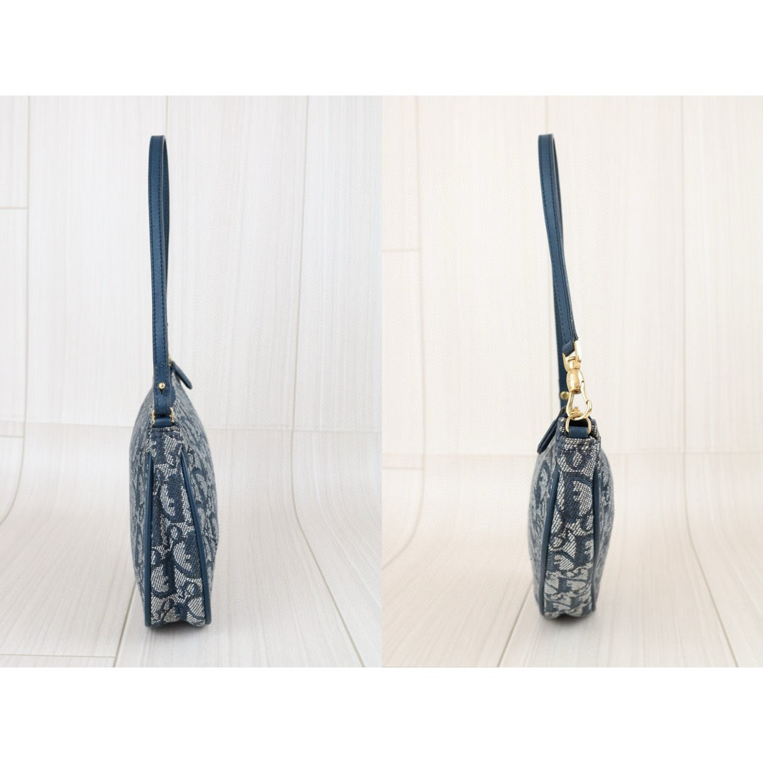 Good ( Rank AB) ｜ Dior Trotter Saddle Clutch Hand Pouch ｜S24101102