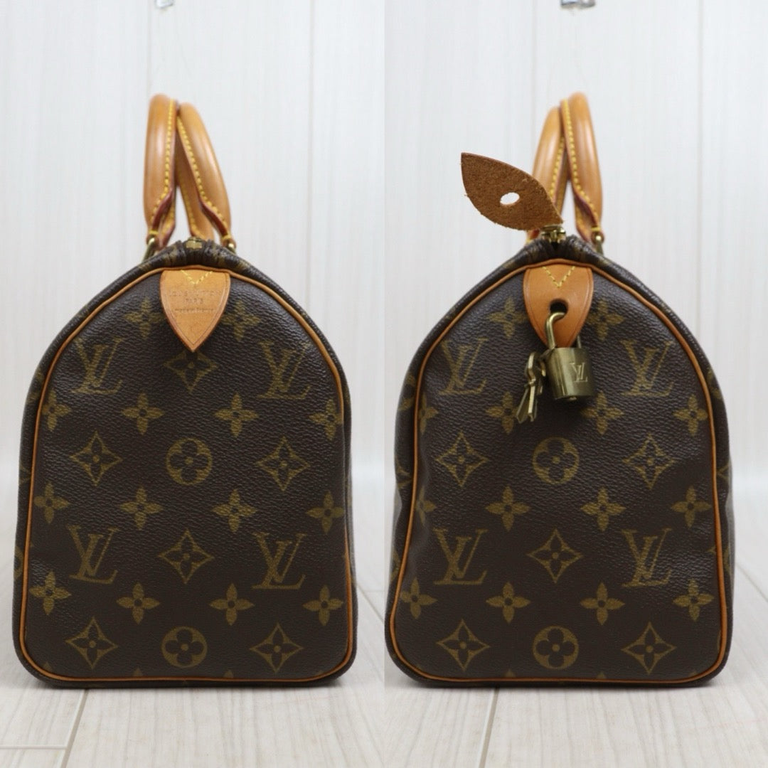 Include Entrupy Certificate of Authenticity｜Good ( Rank AB)｜ Louis Vuitton Monogram Speedy 25 Hand Bag ｜26031807