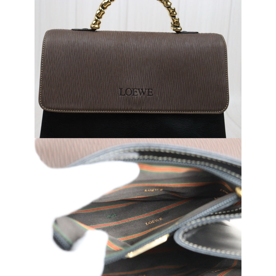 Good ( Rank AB) ｜ Loewe Belasquez Twist Handbag Shoulder Bag ｜25100711