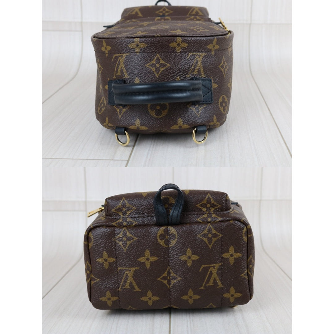 Include Entrupy Certificate of Authenticity｜Very Good ( Rank A)｜  Louis Vuitton Monogram Coated Canvas Mini Palm Springs Backpack｜X26100701