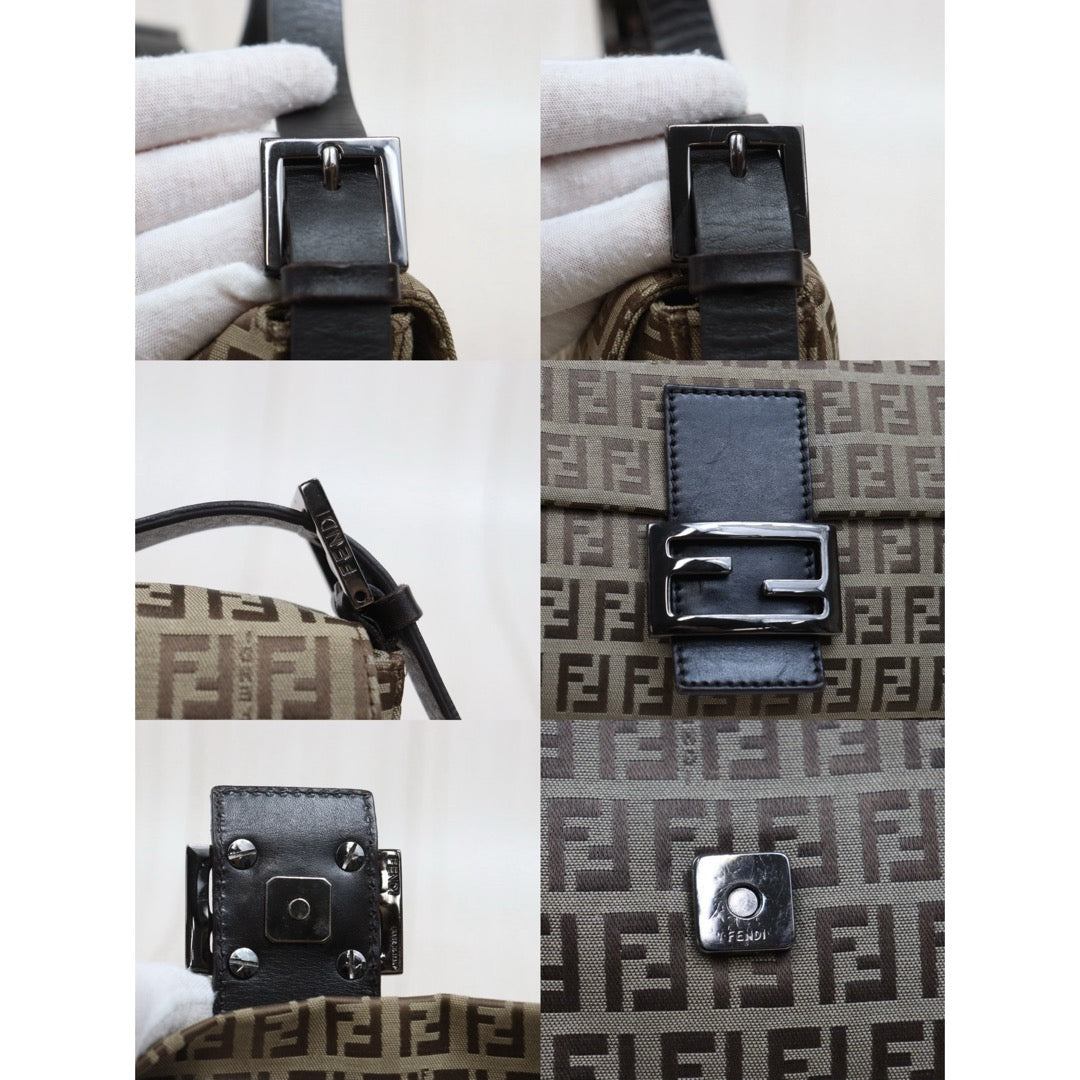 Very Good ( Rank A)｜ FENDI Zucca Mamma Baguette  Shoulder Bag  Light Taupe PM｜S26030905