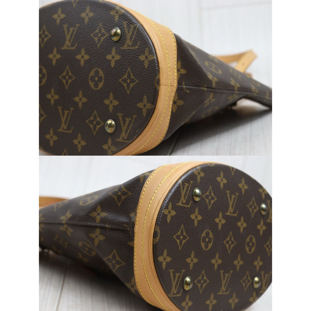 Include Entrupy Certificate of Authenticity｜Very Good ( Rank A) ｜ Louis Vuitton  Monogram Petit Bucket PM Tote Bag ｜26102103