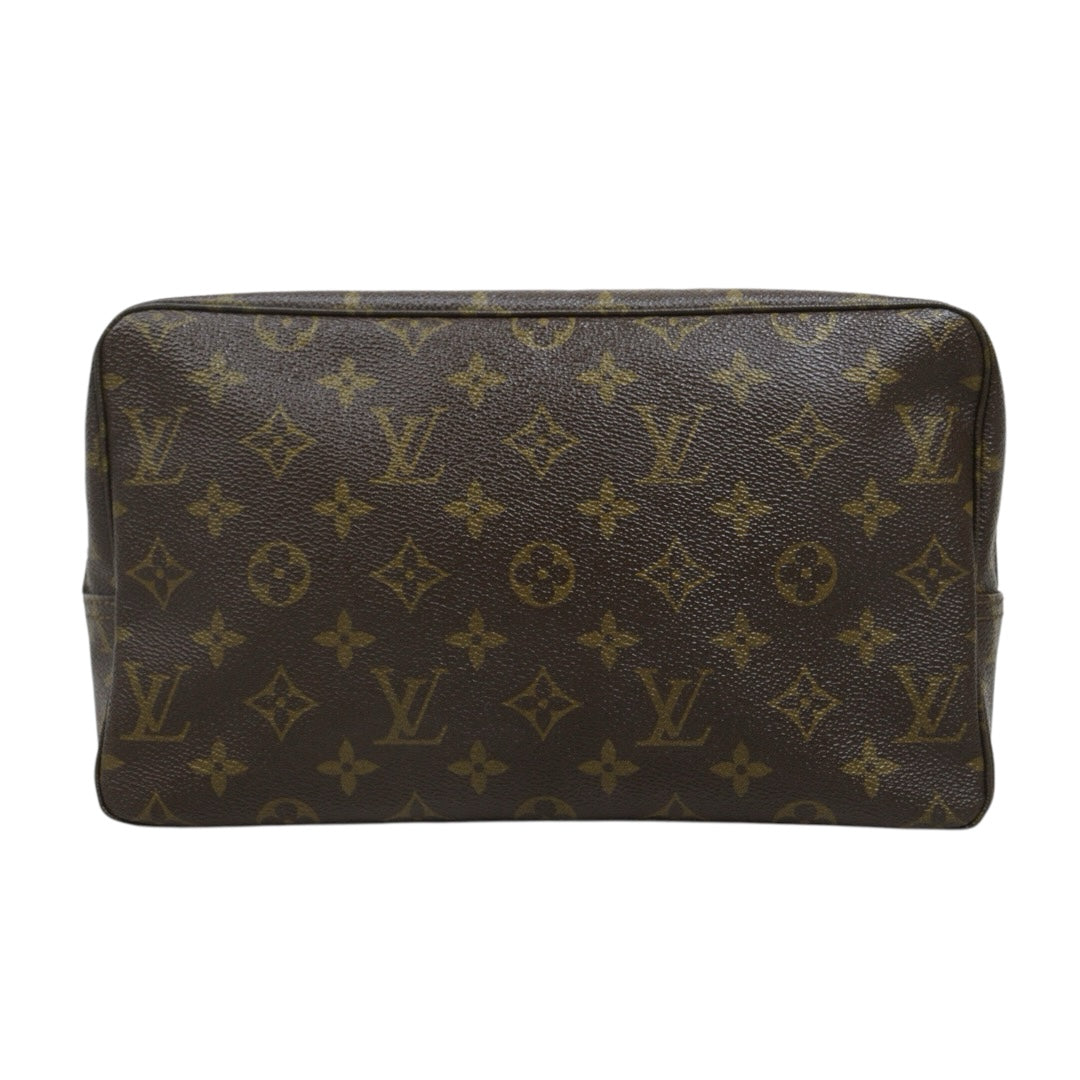 Include Entrupy Certificate of Authenticity｜Good ( Rank AB)｜ Louis Vuitton Truth Toilet 28 Monogram Makeup Pouch｜26070313