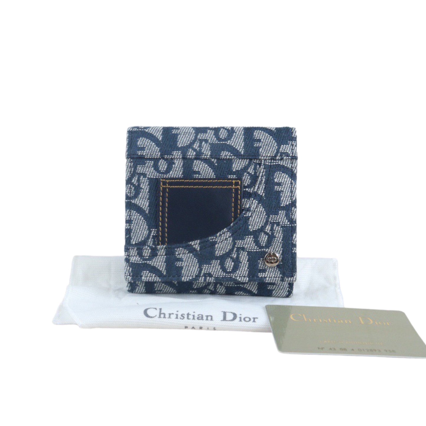 Rank SA ｜ Dior Trotter Saddle Tri-Fold Wallet Navy｜23090912