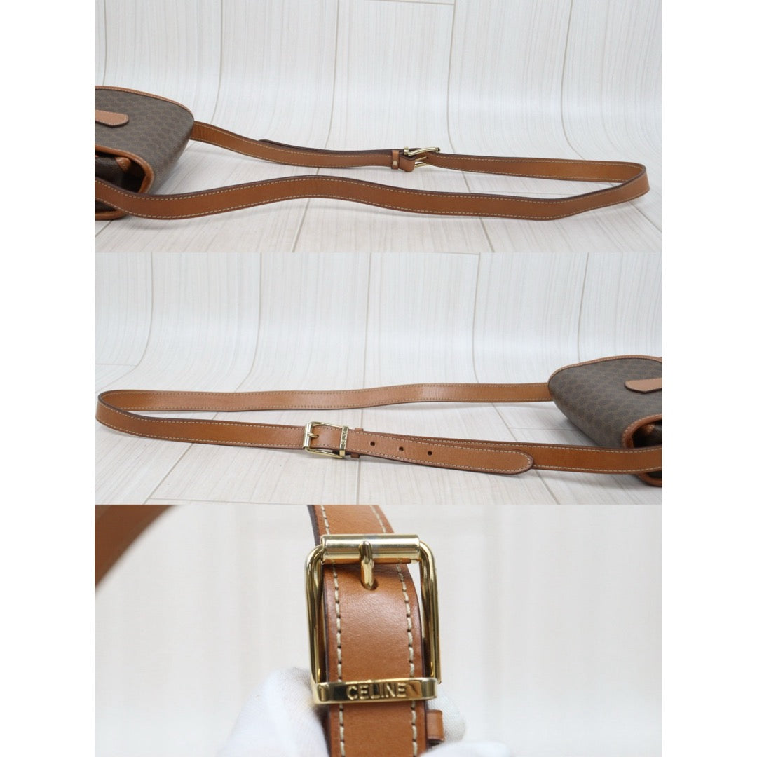 Include Entrupy Certificate of Authenticity｜Good ( Rank AB) ｜ CELINE Macadam Shoulder Bag ｜26012005