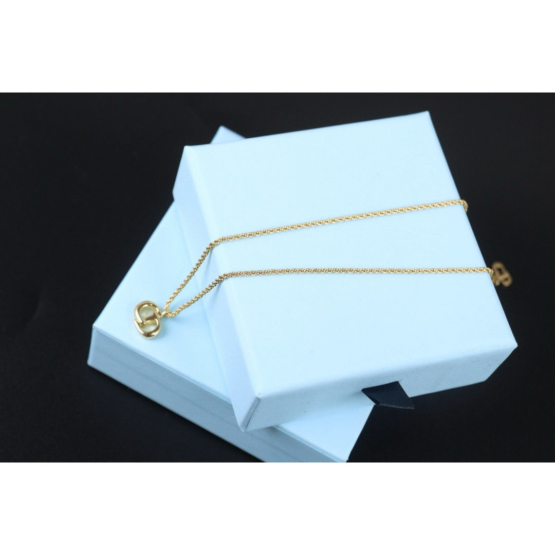 Very Good ( Rank A) ｜ Dior Earring Necklace Set Gold｜24082213