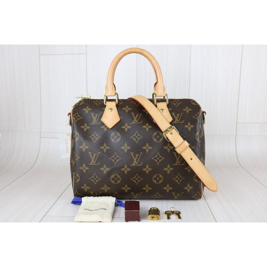 Good ( Rank AB) ｜ LV Monogram Speedy 25 Hand Bag With Shoulder Strap｜S25071808