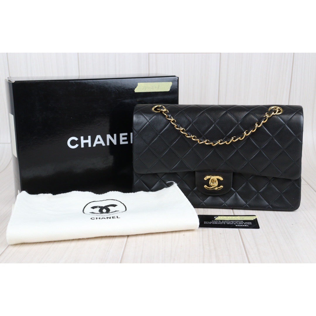 Rank A ｜ CHANEL Matrasse Double Flap 25 Shoulder Bag Made In 1991～1994 Year ｜23101308