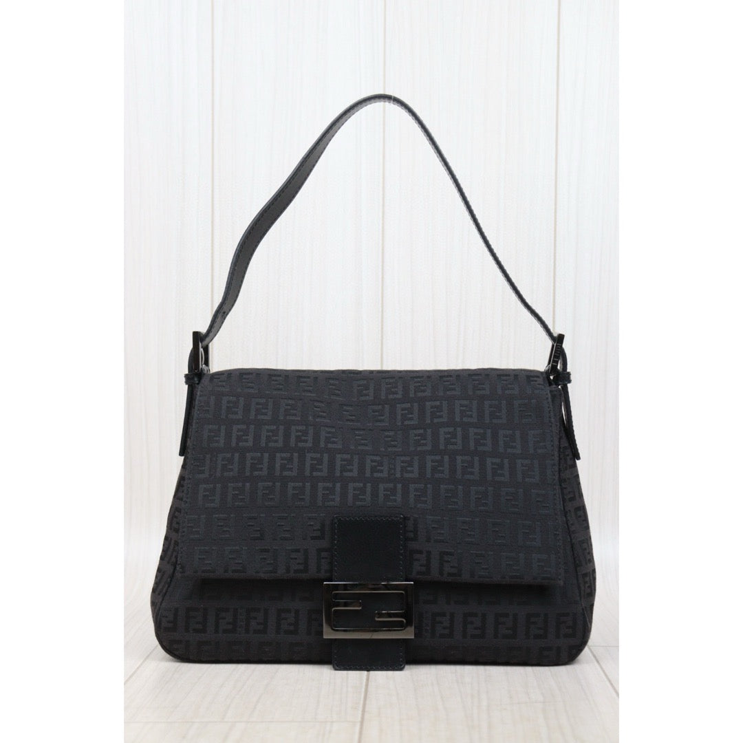 Good ( Rank AB)｜ FENDI Zucca Mamma Baguette Shoulder Bag ｜V25042415