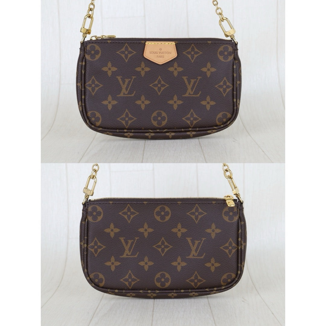 Include Entrupy Certificate of Authenticity｜Very Good ( Rank A)｜Louis Vuitton Monogram Multiti Pochette Accessoire  IC Chips Model ｜S26071804
