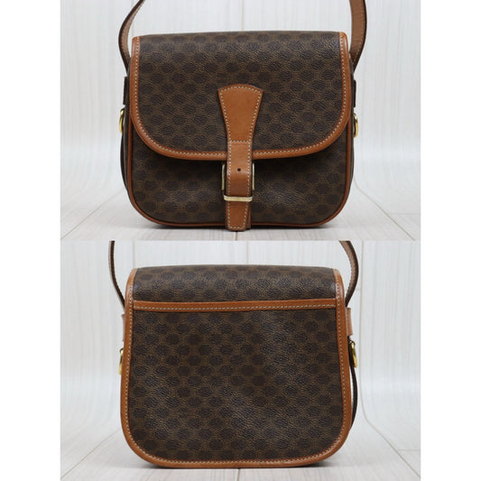 Include Entrupy Certificate of Authenticity｜Good ( Rank AB) ｜ CELINE Macadam Shoulder Bag ｜26012005